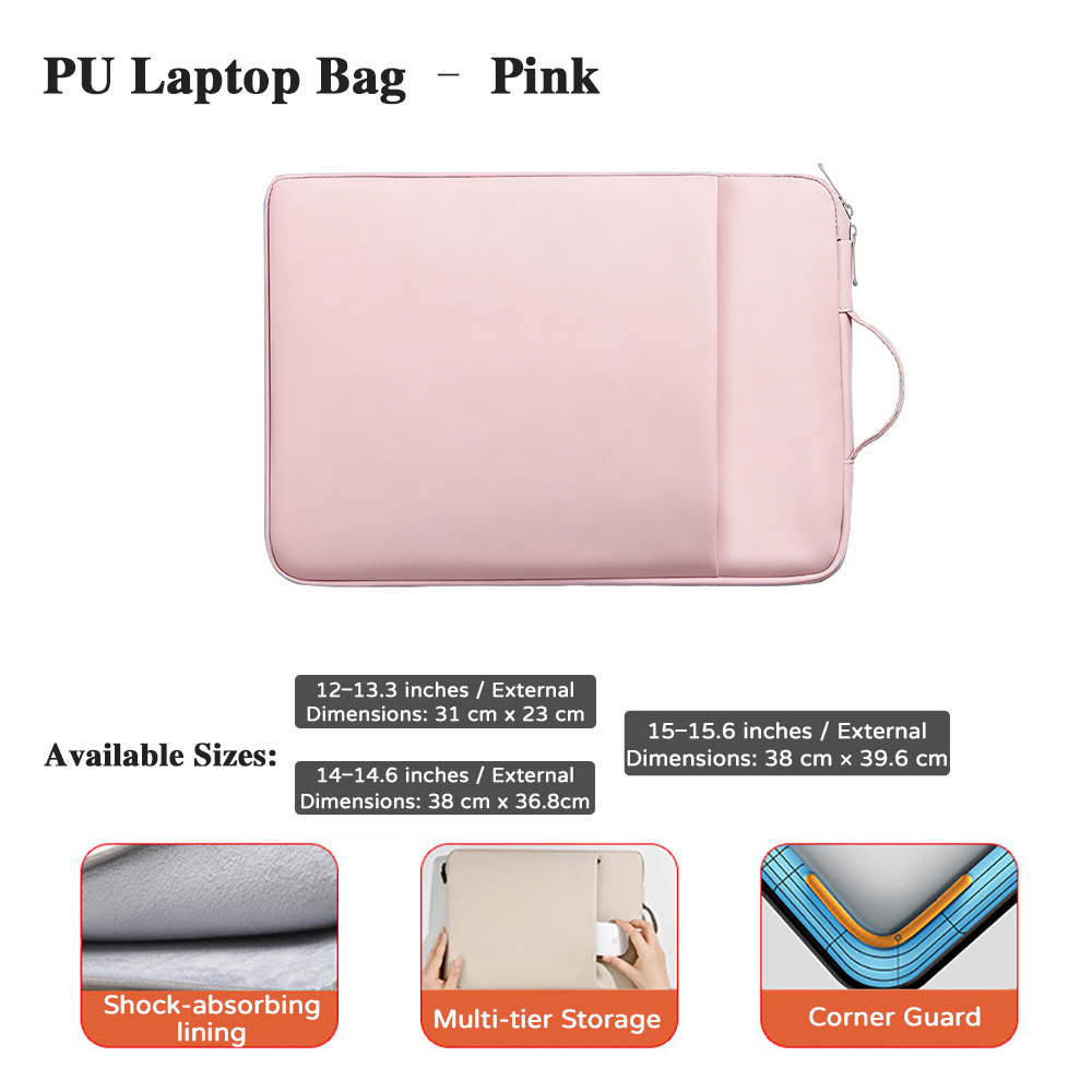 Luxury Bags Tier - Lüks PU Deri Laptop Çantası Çok