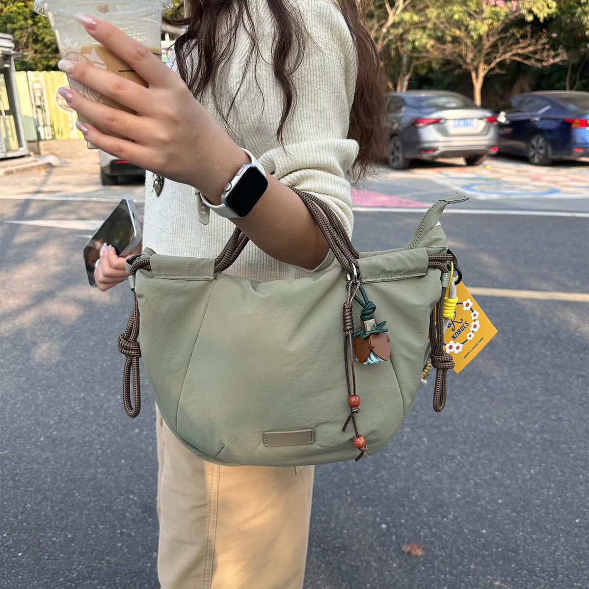 Kadın Çantaları Naylon 2026 Ye - Luxury Bags Korea incelemesi ve fiyatı