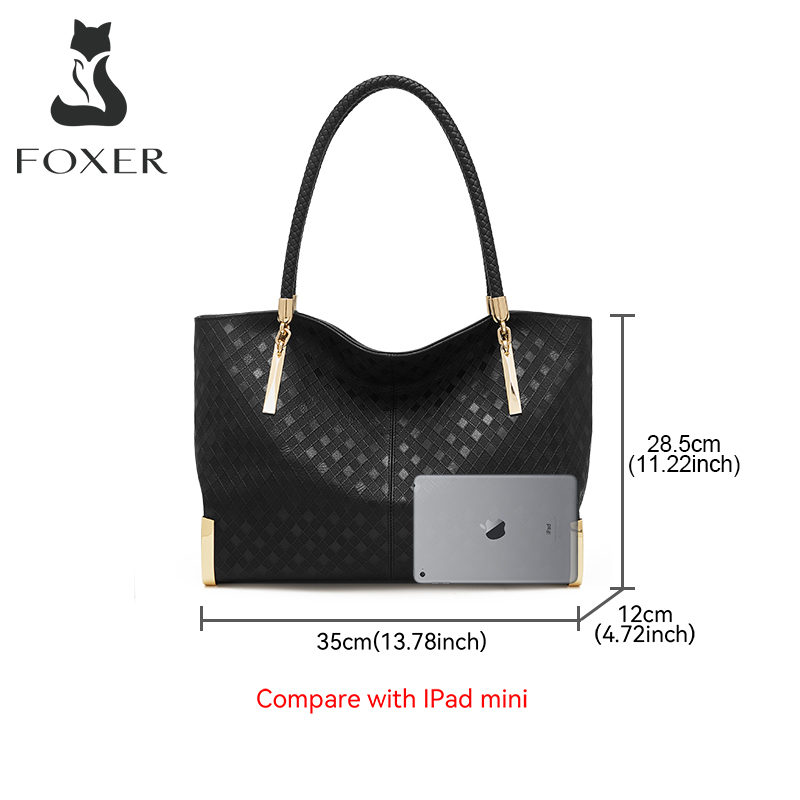 FOXER Hakiki Deri Bayan Çanta  - Luxury Bags Best incelemesi ve fiyatı