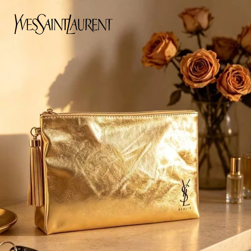 YSL Altın Kozmetik Çantası, Ta - Women Luxury Bags Ysl incelemesi ve fiyatı